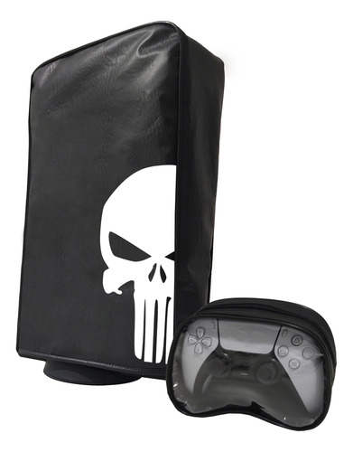 Funda Antipolvo P/ Ps5 + 1 Funda Joystick - Punisher