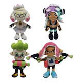 4pcs Splatoon 2 Marina Hime Inkling Boy Girl Muñeco Peluche