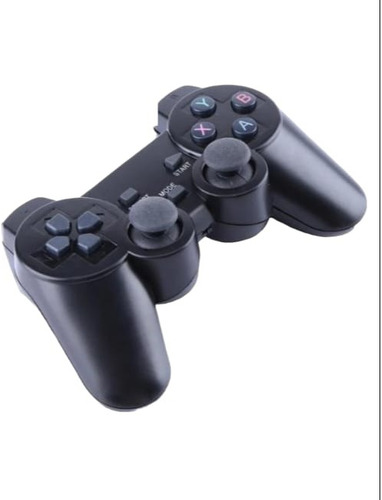 Mando Compatible Con Ps3 Y Pc  Vibracion Inalambrico Negro