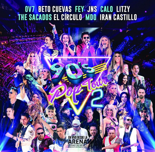 90´s Pop Tour Vol. 2 | 2 Cds + Dvd Música Nueva