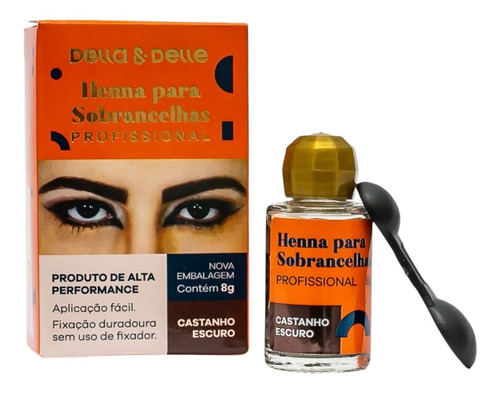 Henna Para Sobrancelhas Della E Delle 8g - Promoção!!