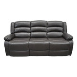 Sofa Reclinable 3cuerpos Pu Brown  Mandy