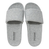 Sandalia Importada Dockers Tipo Slide Color Gris Jaspe 