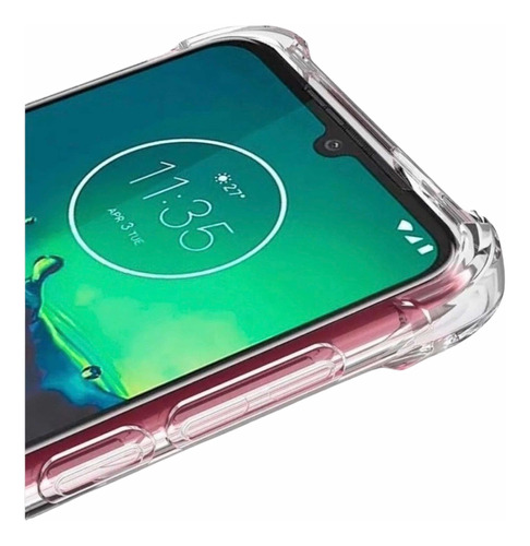 Funda Reforzada Transparente Compatible Motorola Todos