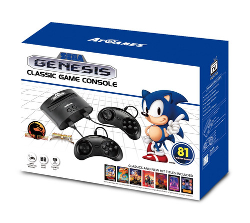 Consola De Juego Clásico Sega Génesis Con 81 Videojuegos