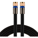 Cable Coaxial Ge Rg6, Conectores Tipo F De 25 Pies, Cable Co