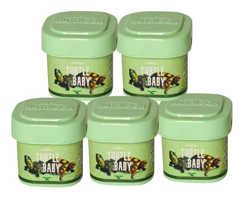 Ração Turtle Baby Nutricon Com 5 Unidades De 10g