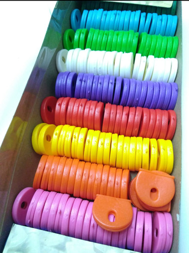 Cabezales Identificadores Para Llaves (cajax200) 10 Colores
