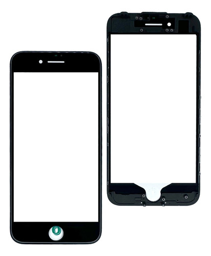 Glass Con Oca Para iPhone 7g Negro