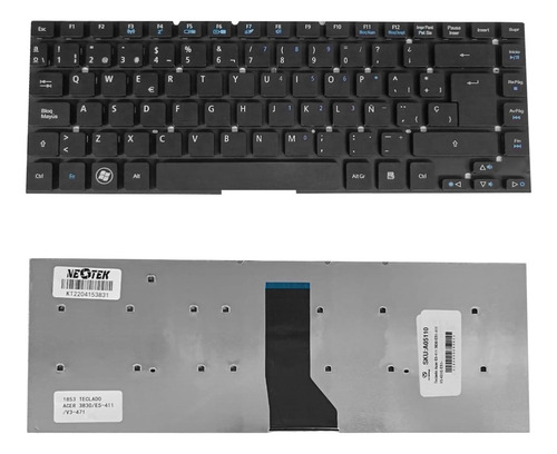 Teclado Acer Es1-411 Es1-431 V3-472 V3-471 E1-470 Negro Espa