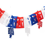 Guirnalda Fiestas Patrias Viva Chile 27.5 Cm X 2 Metros 