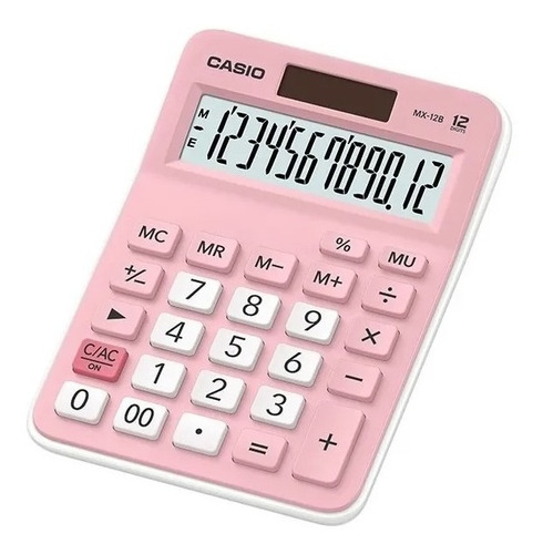 Calculadora Pantalla Grande Escritorio Casio Mx-12b Solar