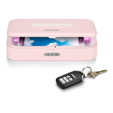 Estuche Sanitizante Con Luz Uv / Aroma Rosa Snhc2pes