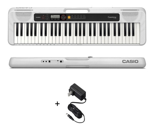 Casio Ct-s200 Con Adaptador Teclado Digital Organeta Piano 