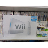 Nintendo Wii Branco Completo Na Caixa Serial Batendo Usa