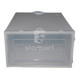 Set X 3 Organizadores Caja Zapatos Grande Blanco