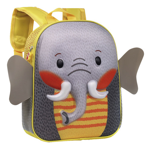 Mochila Nene Jardín Escolar Niño Relieve Auto Carrera Hb 