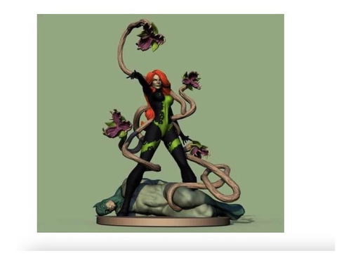 Archivo Digital Stl Poison Ivy Print 3d D049