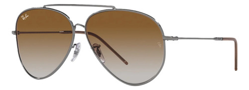 Ray Ban Rb0101s 004/cb Aviator Reverse Gunmetal Gradient