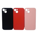  Estuche Silicone Case Proteccion Camara Para iPhone 13 