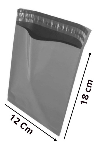 Envelope Plastico Correios De Seguranca Preto 12x18 1000 Uni