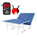 Mesa De Ping Pong Juegos Profesional Plegable Resistente