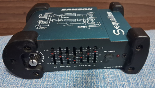Equalizador Samson S-graphic Mini Stereo De 7 Bandas
