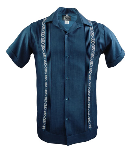 Guayabera Yucateca, Manga Corta, Bordada En Lino, D'yuvas 