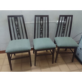  Oferta 6 Sillas P/comedor Cedro Tapizadas No Realizo Envio 