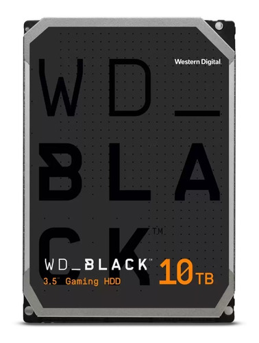 Disco Rigido Western Digital 10tb 3.5 Wd Black 7200 Rpm Color Negro