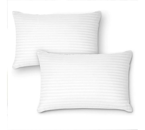 Set X2 Almohadas 70x50 Microfibra Suave Linea Hotel Confort