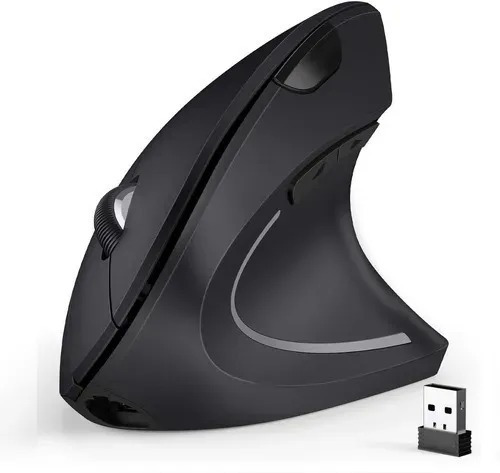 Práctico Mouse Vertical Ergonómico De 5 Botones