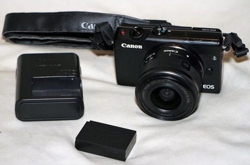 Canon Eos M100 + Lente 15 45mm Exelente Camara Mirrorless