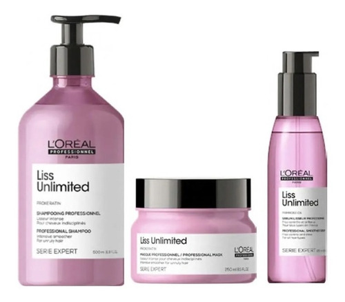 Tratamiento Completo Liss Unlimited Loreal Profesional