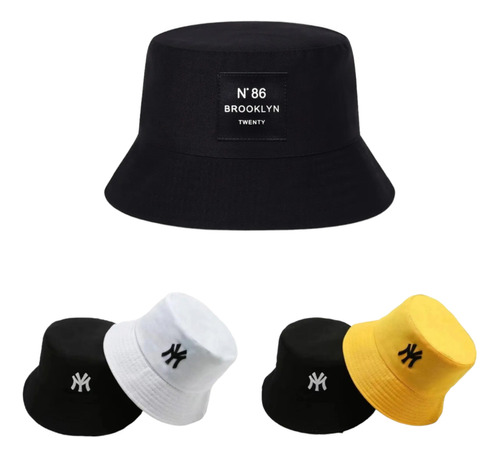 Gorras Hip-hop Plana Bordadas Pack 3 Pzas Con Regalo