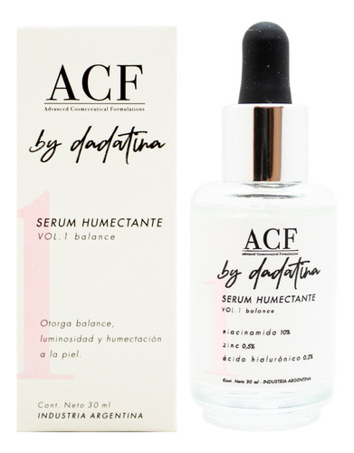 Acf Dadatina Serum Vol 1 Balance Humectante Facial 6c