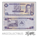 Nicaragua Billete 50 Cordobas 2002 P-193 Vf+