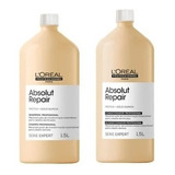 Loreal Absolut Repair Gold Quinoa Sh + Cond 1,5 L + Válvulas