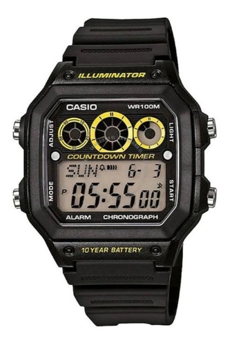 Reloj Casio Ae-1300wh Original Seleccione Color Pila 10 Años