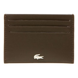 Cartera Tarjetero Lacoste Fitzgerald De Piel Para Hombre