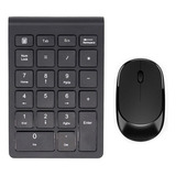 Combo Mouse Teclado Combinado Inalámbrico Numérico 2.4g