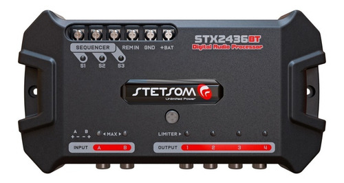 Processador Crossover Digital Stetsom Stx2436bt Equalizador