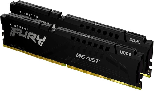 Memoria Ram Ddr5 Kingston 32gb 2x16gb 5200mhz Fury Beast