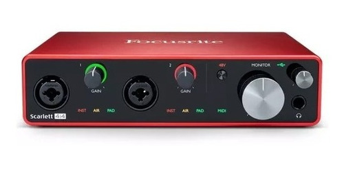 Placa Usb Focusrite Scarlett 4i4 Studio