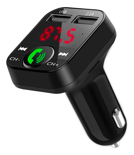 Transmisor Fm Cargador Para Auto Reproductor Mp3 Bluetooth