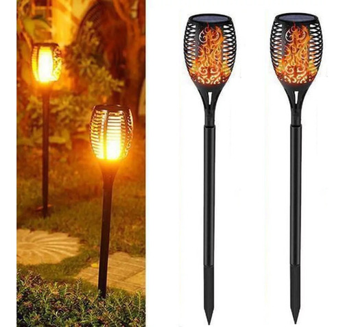 Pack 2 Faroles Solar Led ,para Adornar Jardines O Césped  