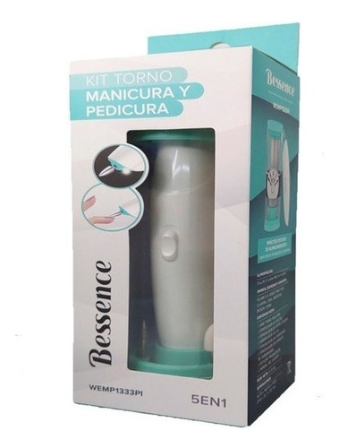 Torno Manicuria Y Pedicuria Kit 5 En 1 Bessence