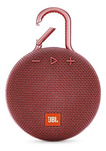 Jbl Clip 3 - Altavoz Bluetooth Portátil Impermeable, Rojo