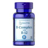 Premium Complejo B + Vitamina B1 B2 B3 B12 90 Caps Eg Bb38 Sabor Nd