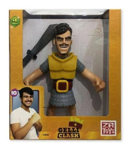 Boneco Clash Royale Pedro Gelli Clash Original Zr Toys C3056